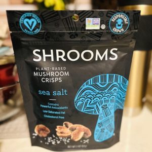 Gpown Shrooms Plant-based Mushroom Crisps Seasalt