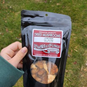 Premiumquality Driedmushrooms Lonsmane 10z. Farwestkungi Certifiedorganicbyccoe