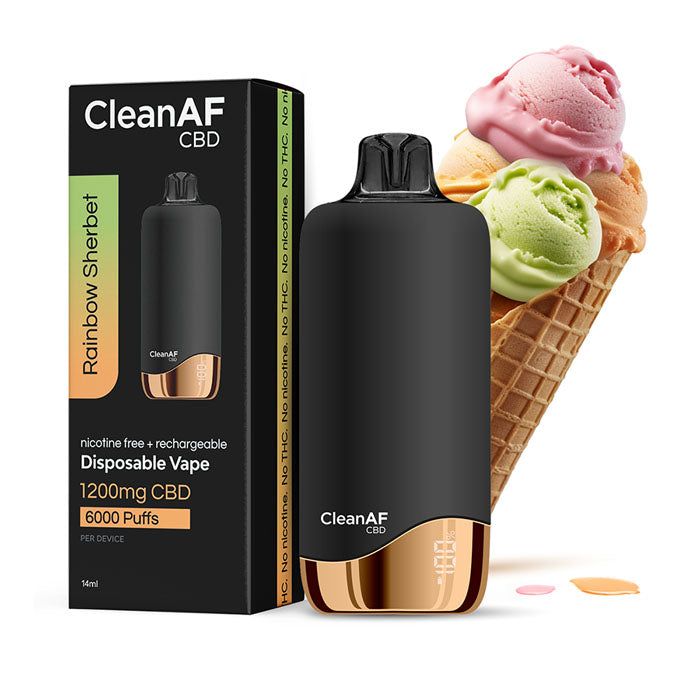 Cleanaf CBD 1 Nicolinefree Rechargeable Disposablevape
